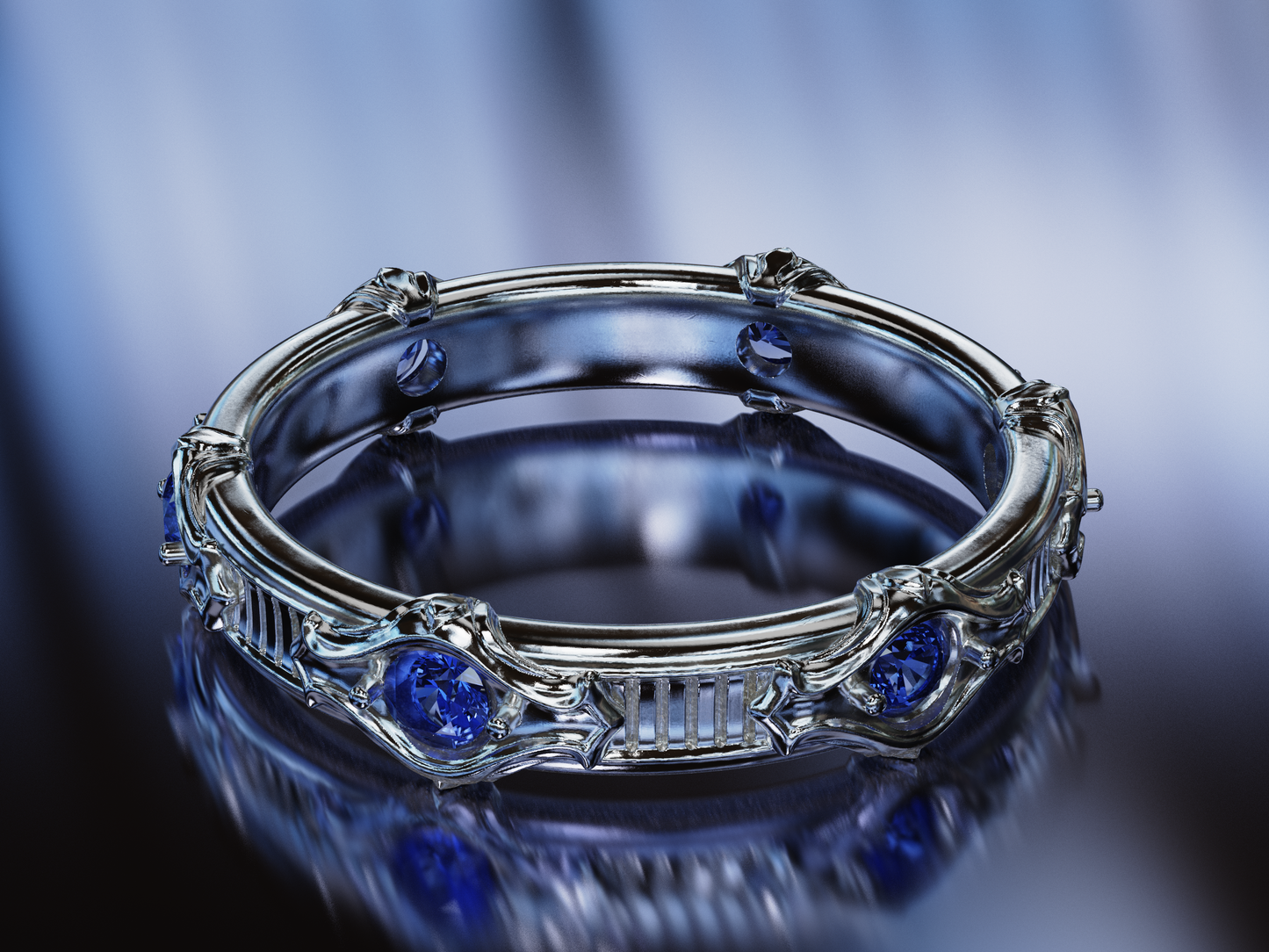 Sapphire Eternity Ring