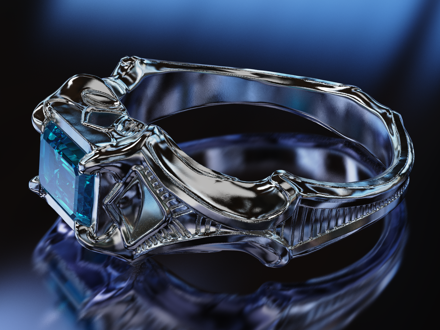 Aquamarine Dream Ring
