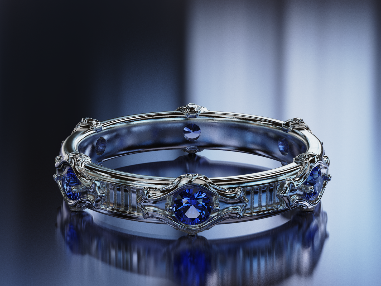 Sapphire Eternity Ring