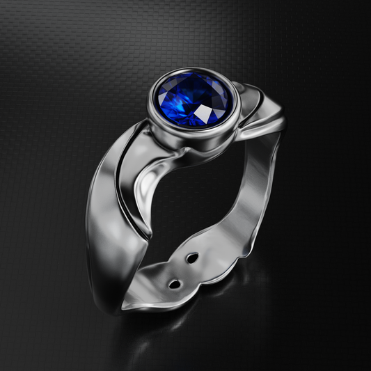 Solitaire Twist Ring
